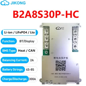jk bms B2A8S30P 300A bms dengan DAPAT Memanaskan RS485 4S 5S 6S 7S 8S BATERAI Li-ion Lifepo4 LTO KESEIMBANGAN AKTIF 12V 24V 48v 2A bms jikong 6 penjualan terbaik bms 6s 12v - №
