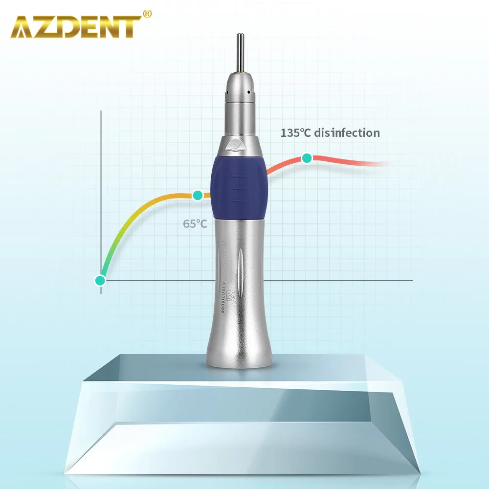 AZDENT Стоматологический низкоскоростной наконечник 1:1, прямой носовой конус 2,35 мм для двигателя E-типа, стоматологический инструмент, лабораторный инструмент