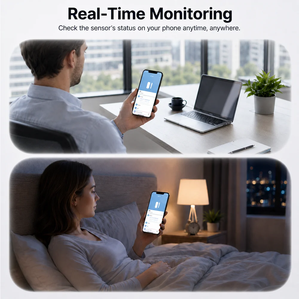 جهاز استشعار أمني لاسلكي مقاوم - مراجعة Window Alarm Sensor وسعره