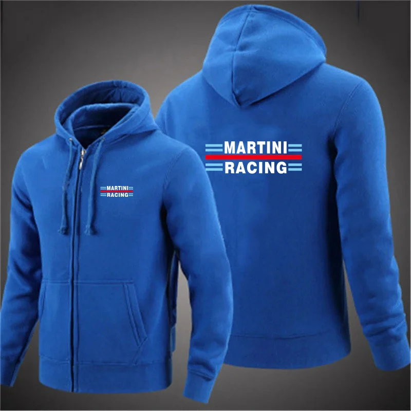 Felpe con Zip autunno Martini Racing felpe con cappuccio da uomo felpa con cappuccio Cardigan tinta unita giacca classica da uomo cappotto da uomo