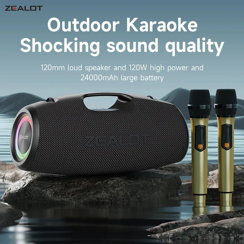 S78 Outdoor Draagbare Bluetooth Speaker Ip67 Waterdichte Speaker Boombox 3 100W Tws Speaker Met Microfoon