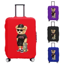Luggage Cover Suitcase Protector Thicken Elasticity Dust Covered Anti-scratch Protective Case 18-32 Inch Trolley Set Cute Bear