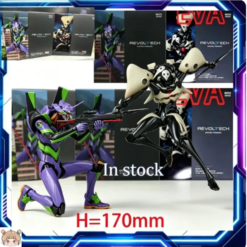 

In Stock Kaiyodo Revoltech Amazing Yamaguchi Evangelion Unit-01 4th Angel 170mm Action Figure High Articulation Toys Gifts