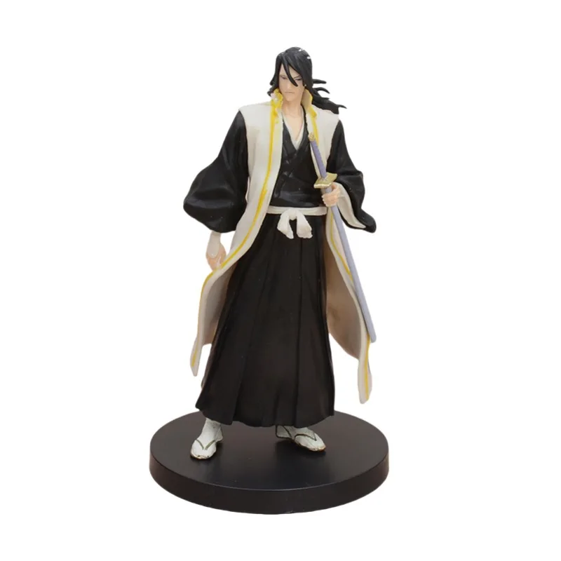 15CM Anime SOLID AND SOULS BLEACH Kuchiki Rukia Figure Standing Knife Model Toy Gift Collection Action Figure PVC