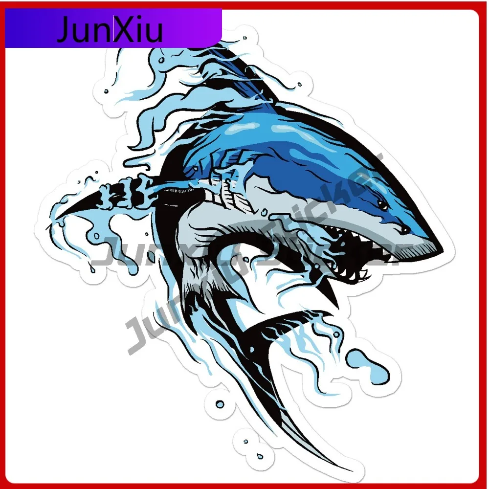 

Great White Shark New Limited Fade Resistant Stylish Bumper Decal Sticker Waterproof Vinyl Car Laptop Window Auto Exterior