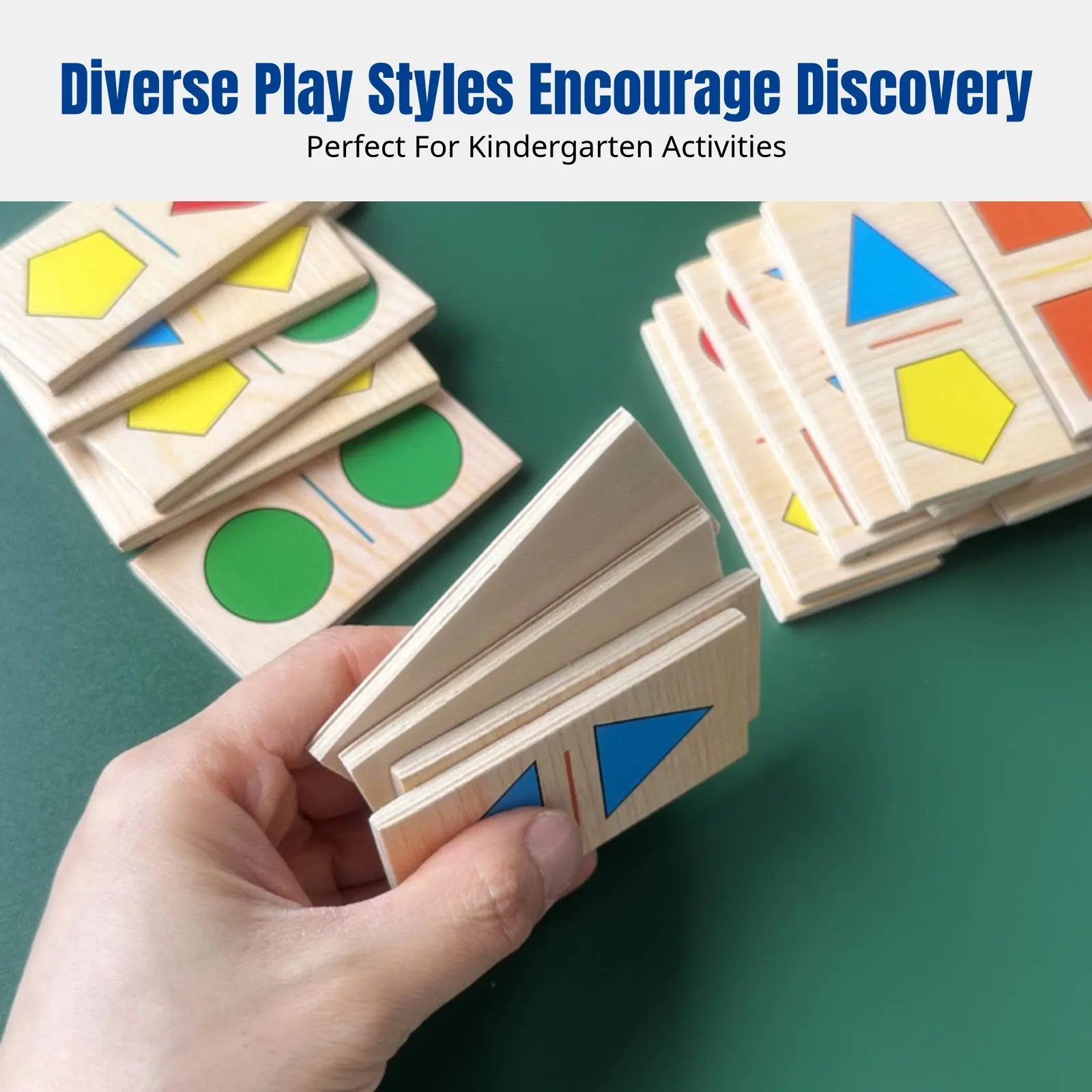 

Wooden Creature Tiles, Kids Game Blocks, Shape Matching, Educational Toy for Kindergarten