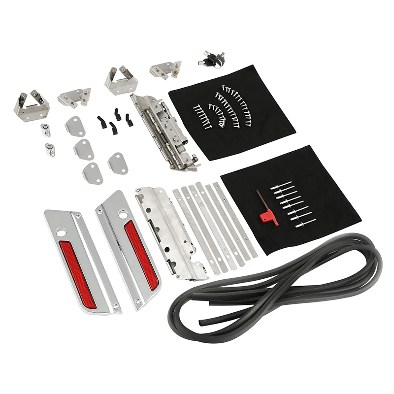 Hard Bag Saddlebag Hardware Latch Hinge Lock Kit For Harley Touring Road King Electra Street 1993-2013 Motorcycle Accessories