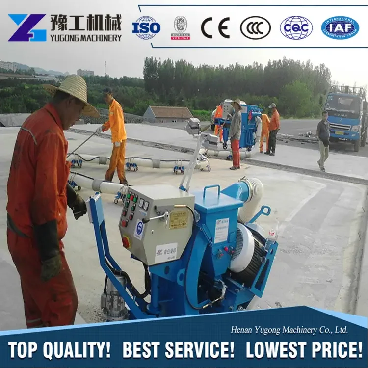 mobile driving type abrator Concrete road surface blasting floor shot blasting machine