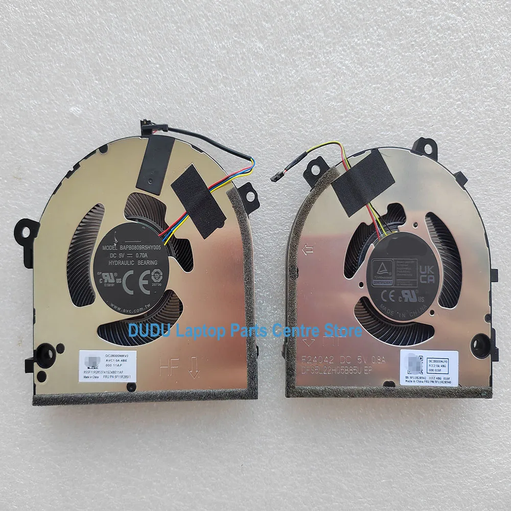 New Laptop CPU Cooling Fan GPU Cooler For Lenovo Ideapad pro 5 16IAH10 5F11R28541 5F11R28540