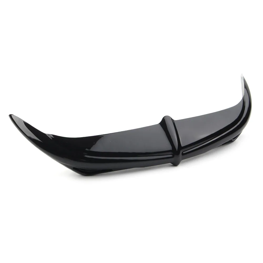 Gloss Black Motorcycle Batwing Fairing Brow Accent Decorative Cover for 1996-2013 Harley Touring FLHX Electra Glide