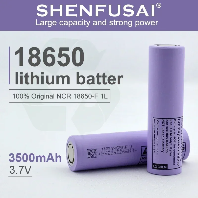 

lNR18650 lithium ion rechargeable battery, 1L, 3.7V, 3000mAh, 20A discharge, suitable for e-cigarettes, electric tools, etc