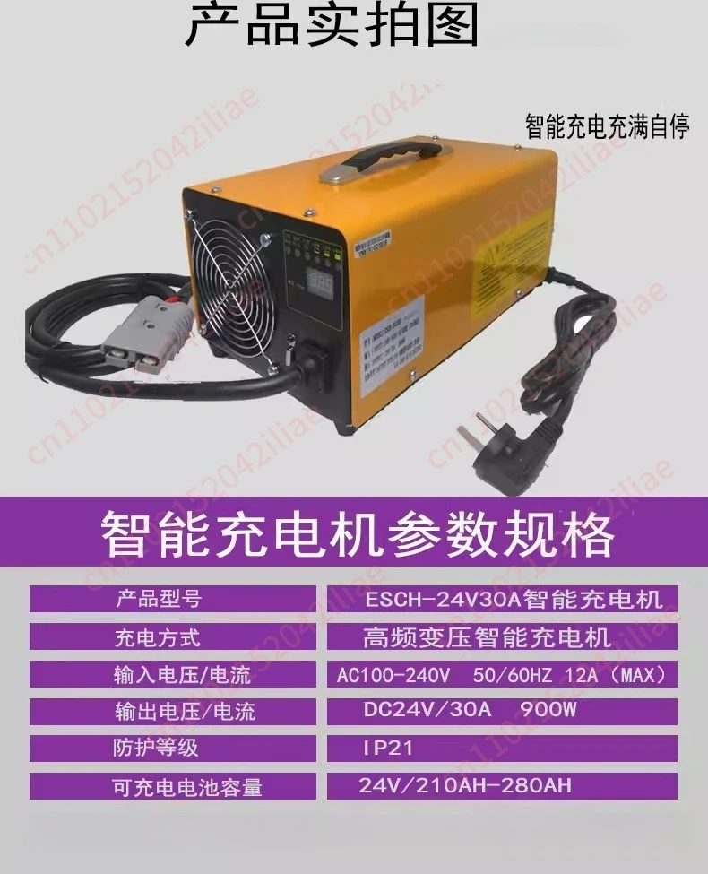 Electric Handling Stacker Forklift YNB Series ESCH-24V30A Charger High Frequency Charger