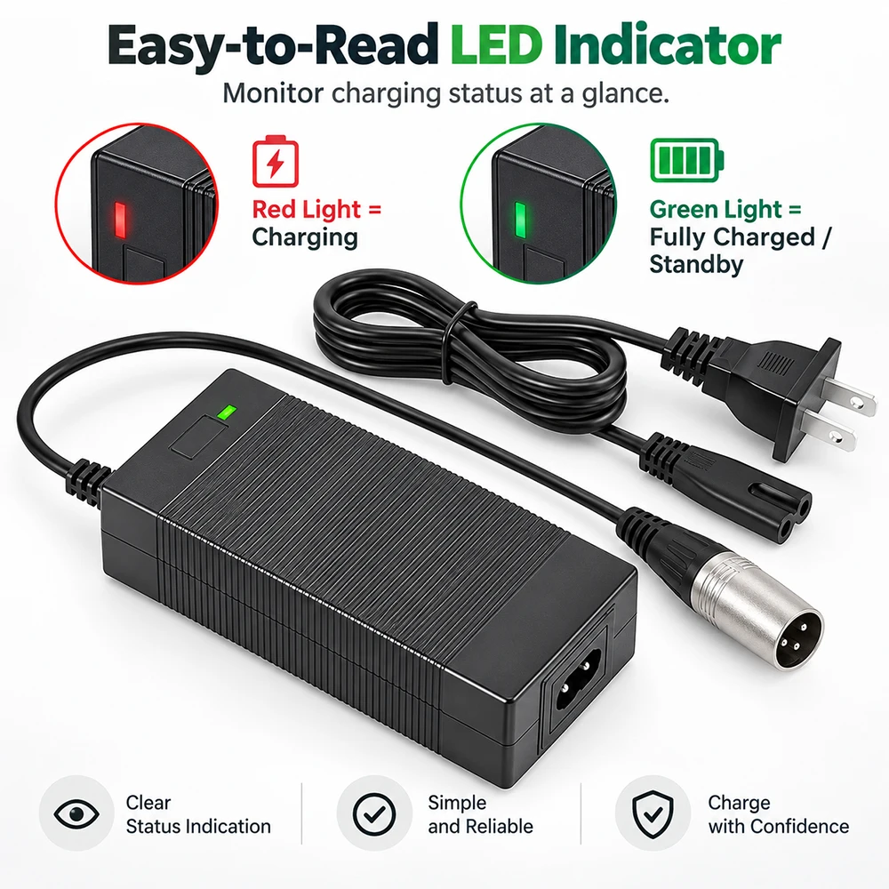 36V 2A Razor Charger for MX500, MX650, GT750