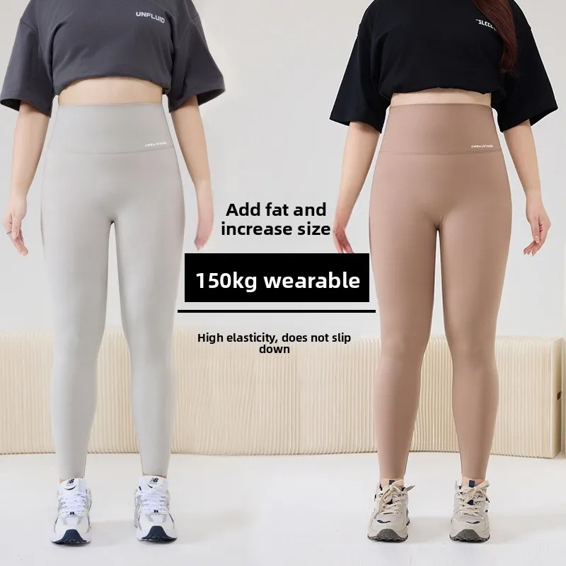 

High Waist Yoga Pants Women's plus Size Summer Thin arkskin Elastici Boting orts High Elastici Belly Control Butt ...