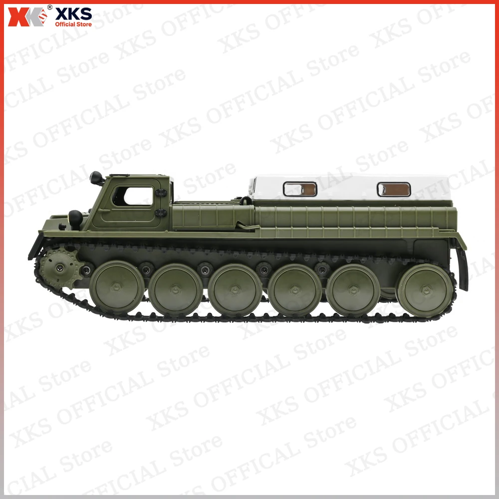 XKS WPL E-1 دبابة مع جهاز للتحكم عن بُعد 1/16 2.4G التحكم عن بعد 4WD الزاحف مجنزرة على الطرق الوعرة تسلق مركبة الكهربائية E1 دبابة مع جهاز للتحكم عن بُعد اللعب هدية لصبي