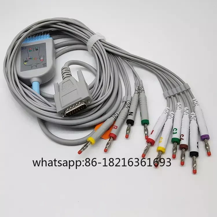 

10 leads Mindray ekg cable for R12/R3