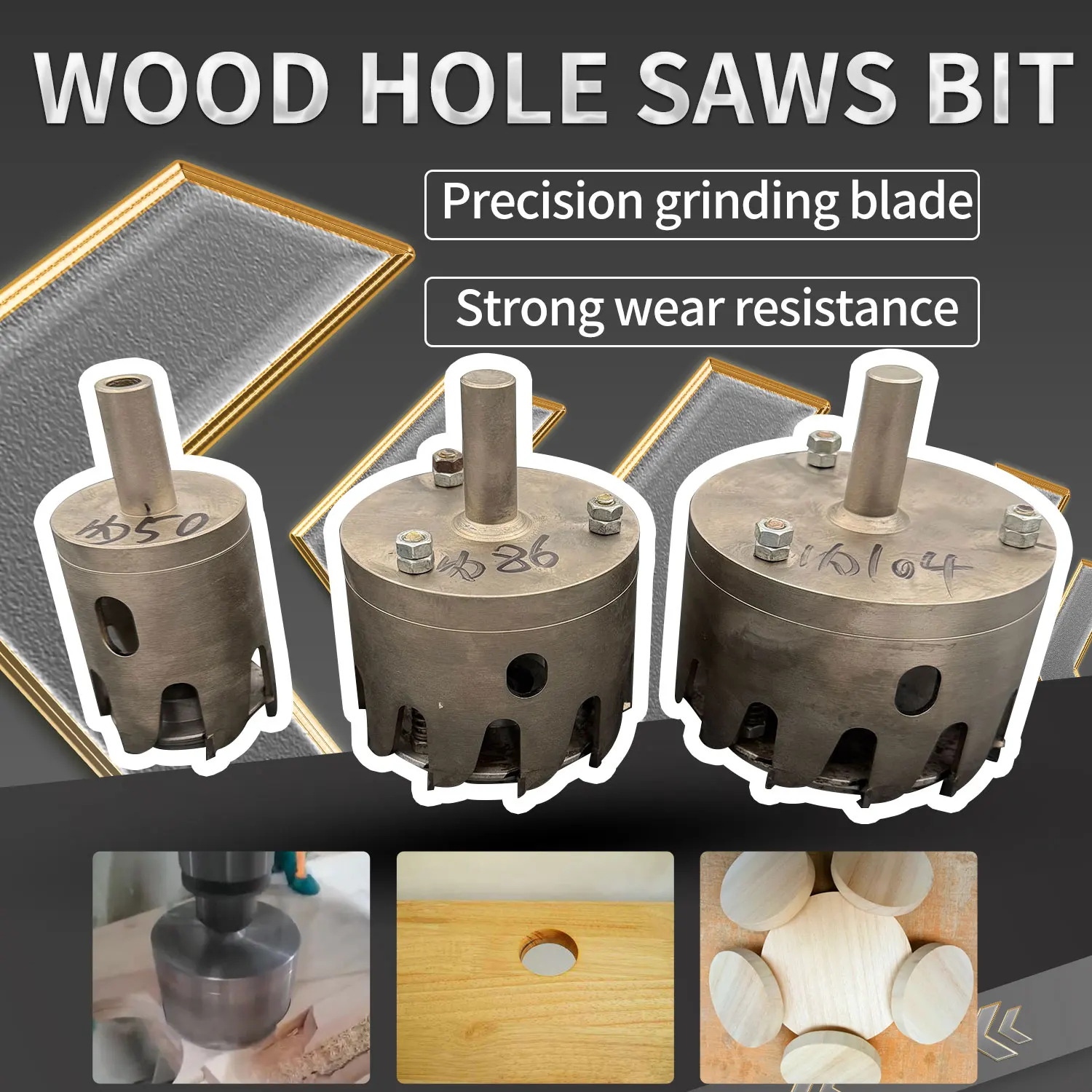 Factory Manufacturer 75mm Bi-Metal Hole Saw Drill Bit Square Hole Saw for Wood Plastic Cutting