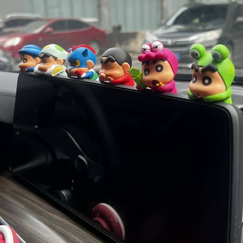 

Crayon Shin Chan Mobile Phone Decoration Doll Blind Box Nano Glue Paste Doll Birthday Gift