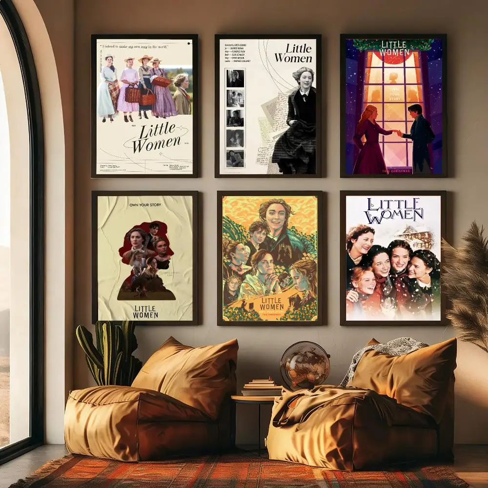 Classic Movie L-Little Women Painting Calligraphy Canvas Poster Hallway Bedroom Living Room Home bar Decoration interior Wall