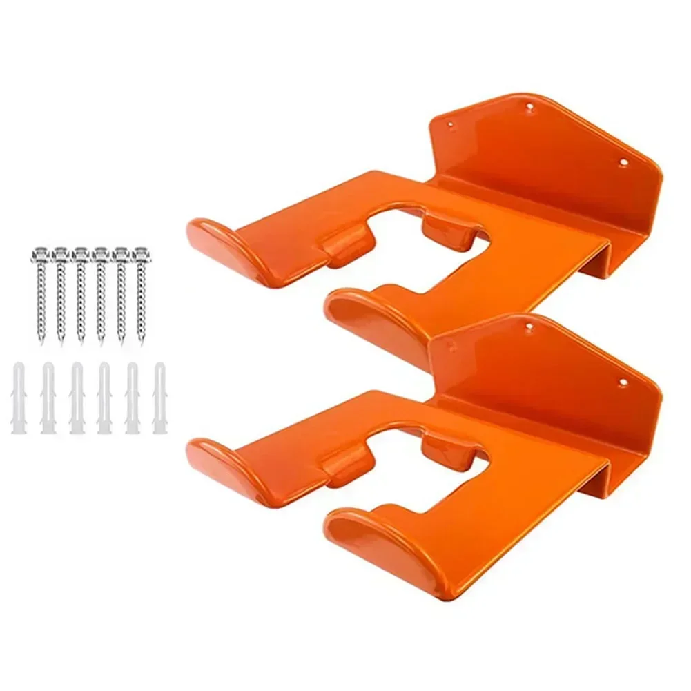 

Настенный вертикальный органайзер для инструментов для гаража, желтый, сверхпрочный держатель для садовых инструментов