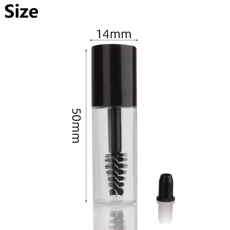 108 stücke 3ml neue Kunststoff-Mascara-Tube mit Stab leere Wimpern creme Probe flasche nachfüllbare Kosmetik behälter Reise unerlässlich