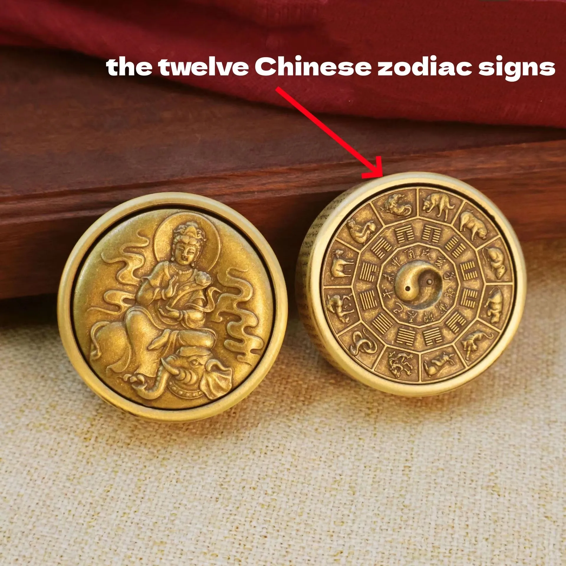 Metall Zen Buddha Fingertip Gyroskop Fidget Spinner Erwachsene Angst Relief Spielzeug Ansiedad Alivio Del Estres Exquisites Geschenk für Erwachsene