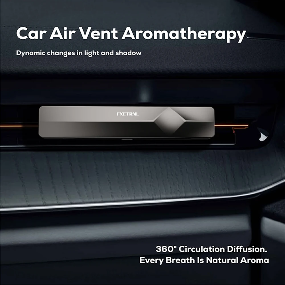 

For Tesla Model 3 Highland 2024 Model Y 2025 Juniper Fashion Zinc Alloy Car Fragrance Diffuser with Vent Clip sticks Included