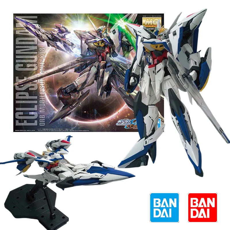 

Bandai MG 1/100 GUNDAM MVF-X08 SEED MSV ECLIPSE GUNDAM Maneuver Striker RAIJIN STRIKER Model Kit Anime Action Fighter Assembly