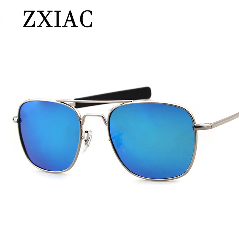 ZXIAC Metal Polarized Sunglasses Men Aviation Frame Sun Glasses 2024 Brand Designer Double Bridge Eyeglasses UV400 Lens Shades