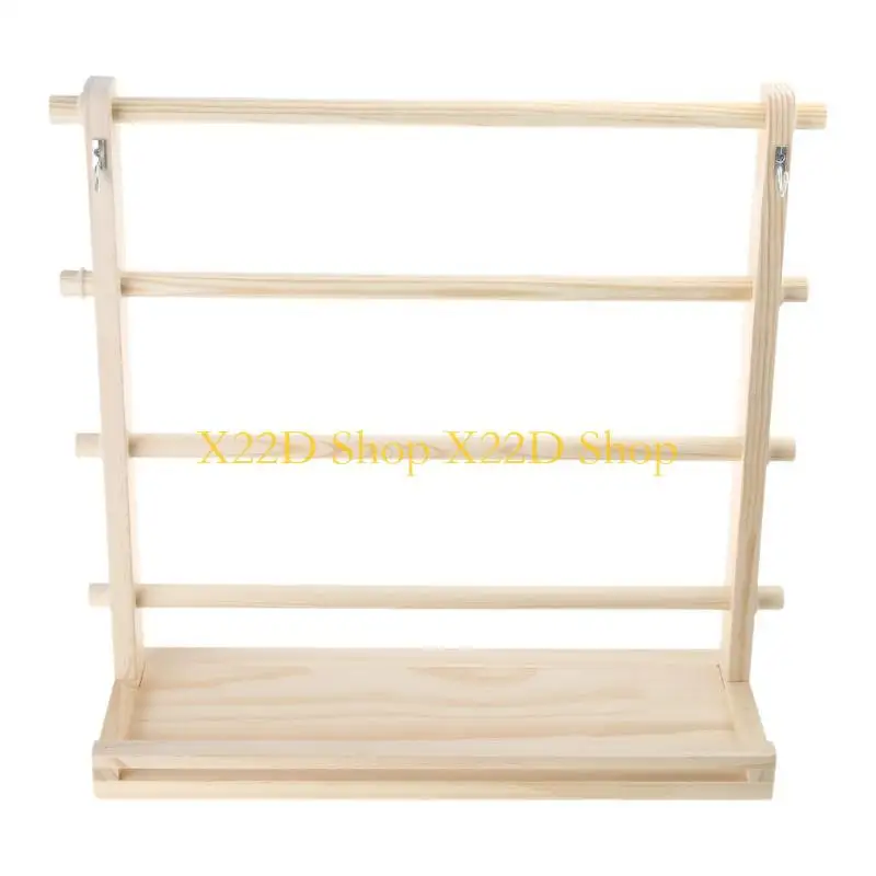 

X22D 4 Tiered Ribbon Storage Rack Craft Ribbon Organizers Ribbon Display Holder