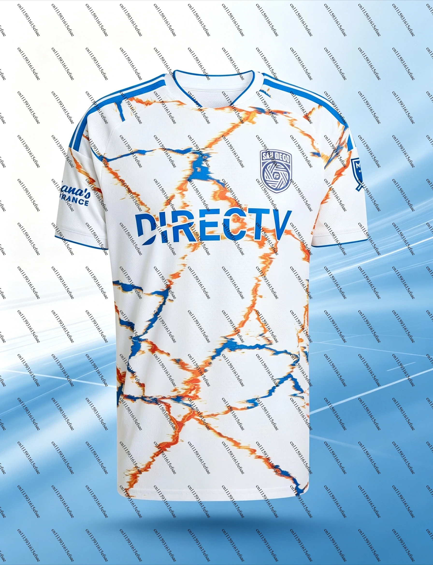 New Hot Selling San Diego FC 2026 Away Sports Shirt, Breathable Quick Drying Fan Version Round Neck Short Sleeved T-shirt Unisex