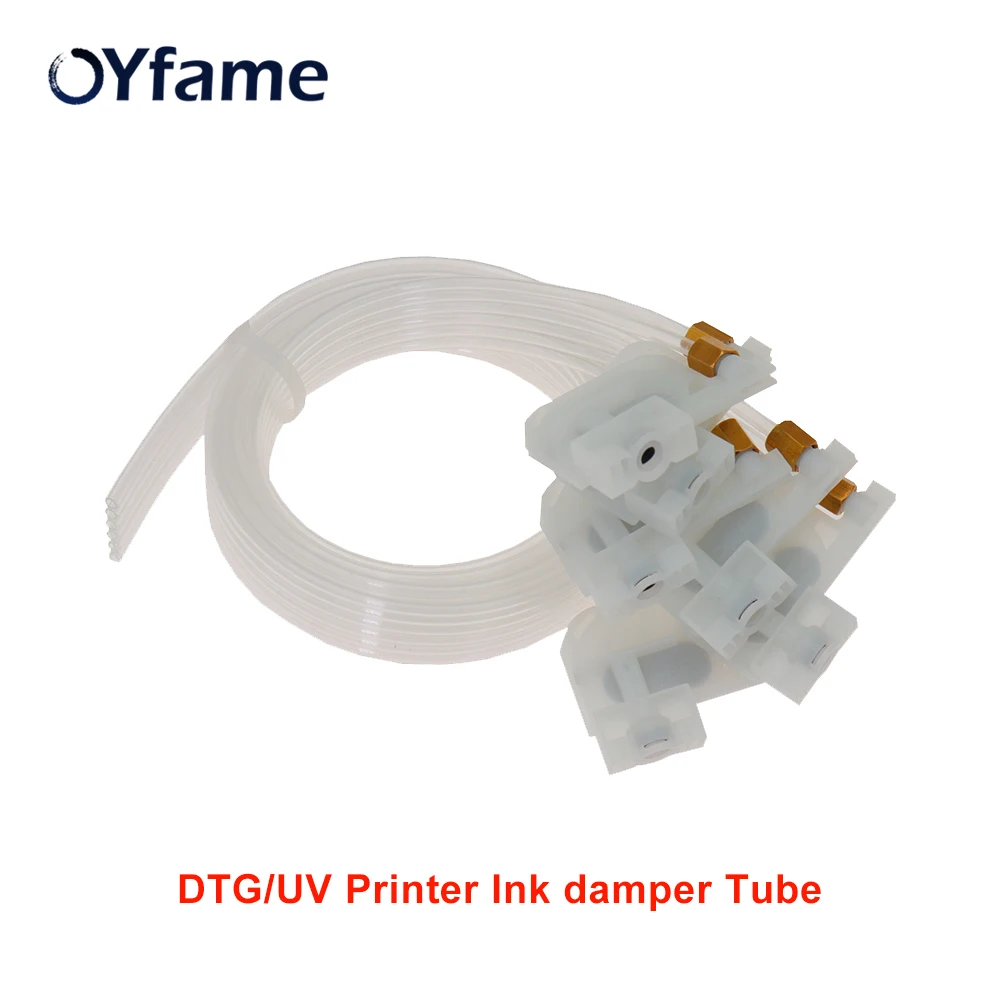 OYfame L1800 ink damper for dtg dtf printer for uv printer uv ink damper with pipe for Epson R1390 L1800 L800 L805 R290 Printer