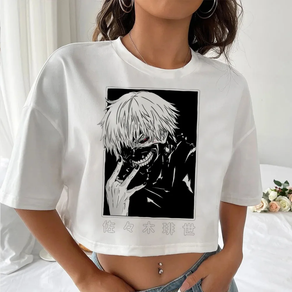 Tokyo Ghoul Kaneki Ken Suzuya Juuzou t-shirt girl Comfortable kawaii Breathable t shirt Pastel University Pop Culture aesthetic