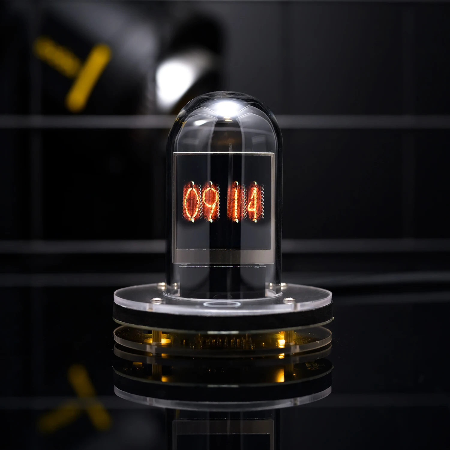 Nixie Tube Clock Table Clock Electronic Photo Album Weather Clock Smart Weather Station Desktop Ornament Bitcoin Price Tracker