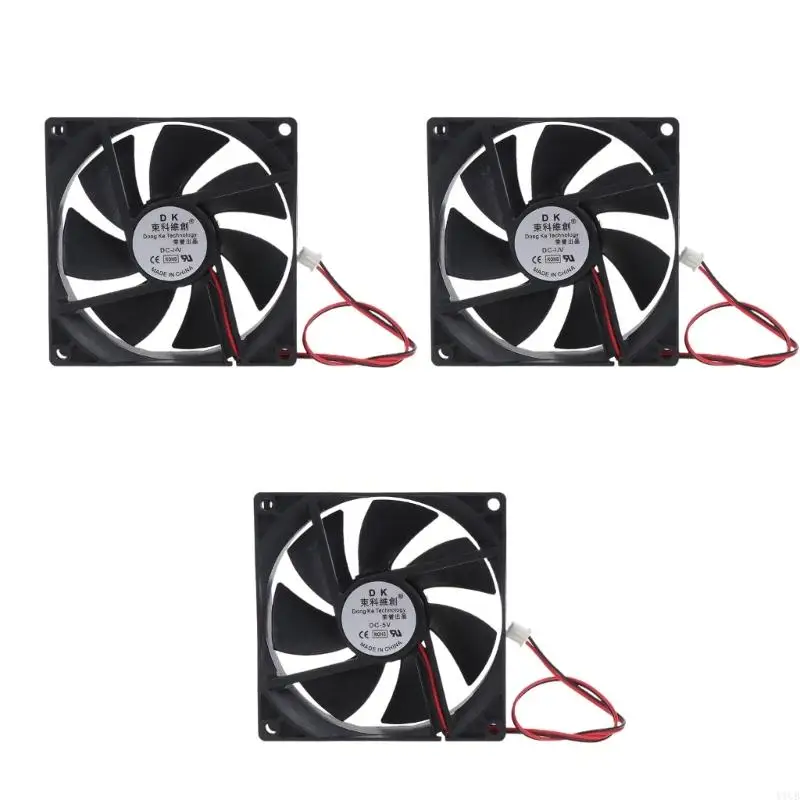 

Y1UB for DC Brushless Fan 90MM Cooling Fan 9025 XH2.54 2Pin PC Server CPU Cooler Radiator 90x90x25mm Dual Ball Bearing 3016R