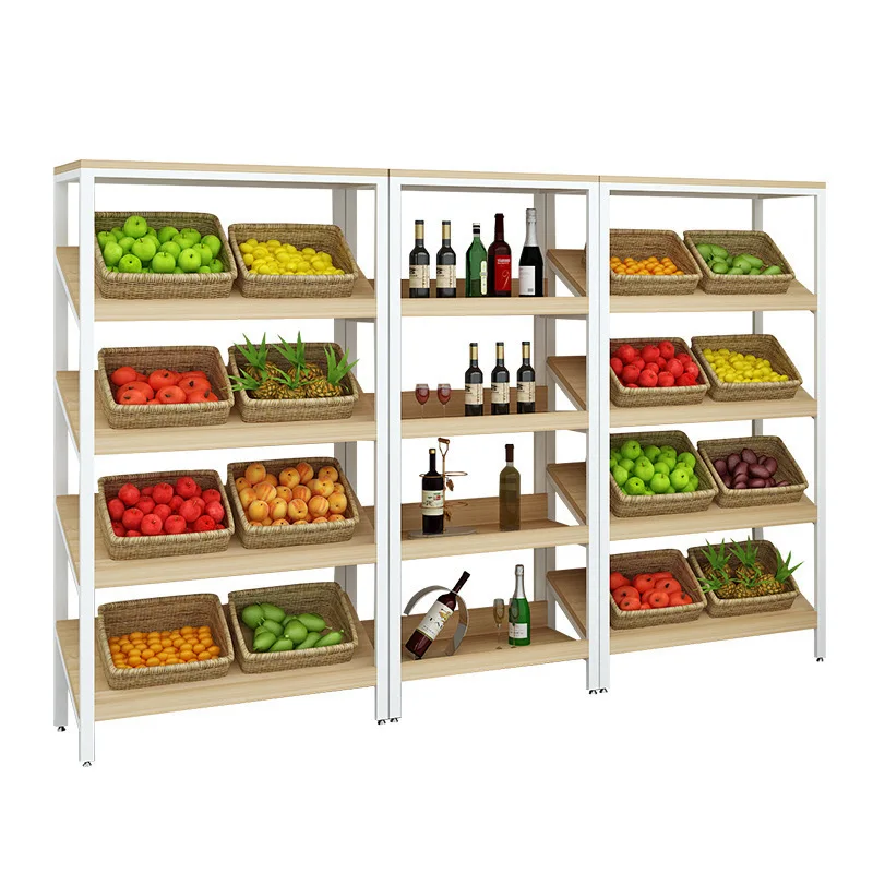 

Product display rack Cosmetics shelf Product display rack Bevel fruit and vegetable shelf