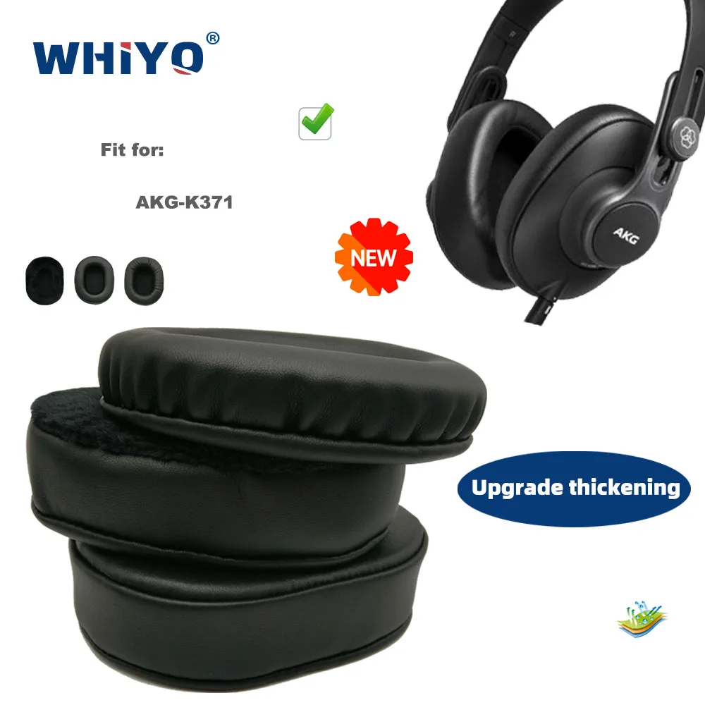 

New Upgrade Replacement Ear Pads for AKG-K371 Headset Parts Leather Cushion Velvet Earmuff Earphone Sleeve