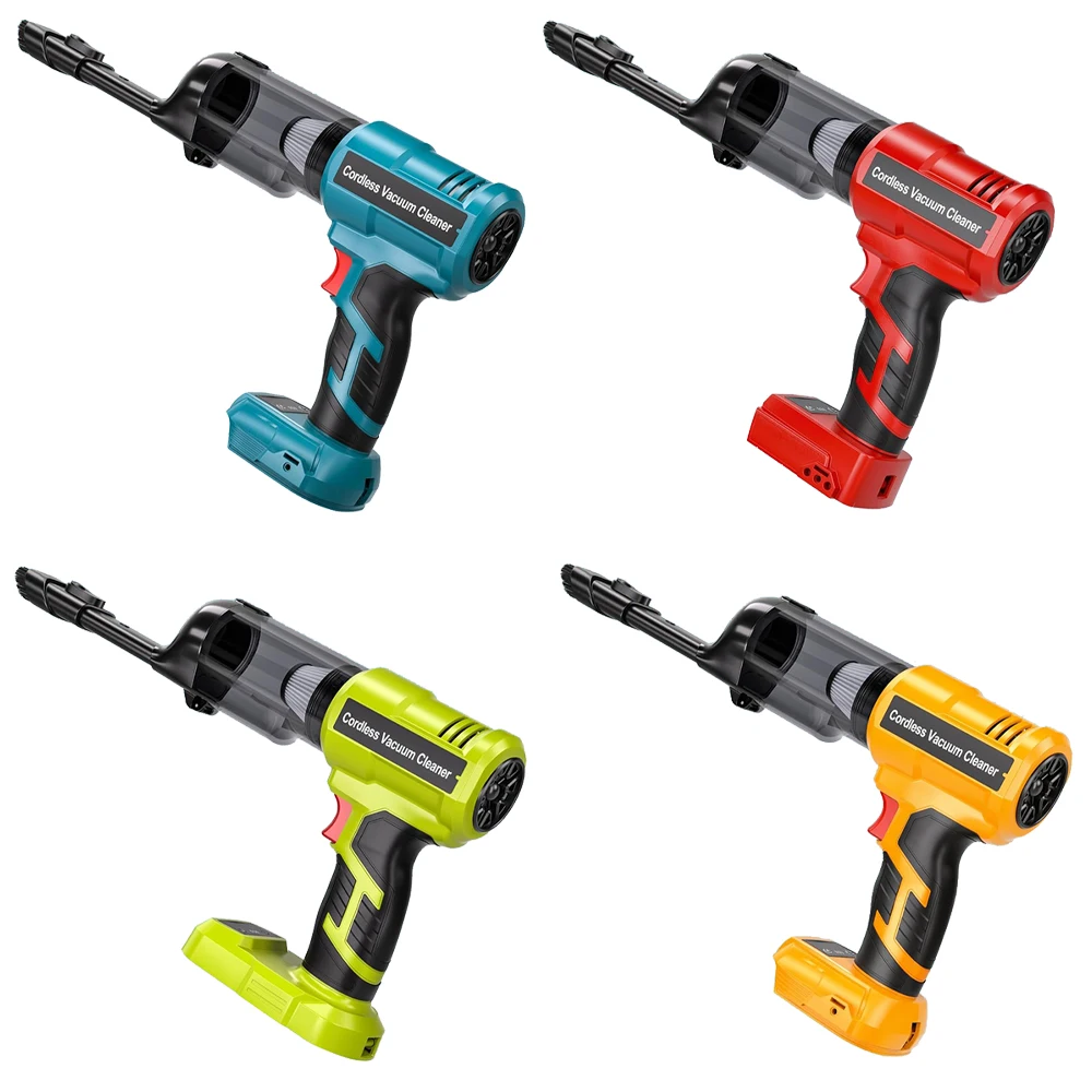 Portable Vacuum Cleaner For Makita/Milwaukee/Dewalt/Bosch/Ryobi 18V Battery Wireless Handheld Vacuum Cleaner for Home Pet Hair