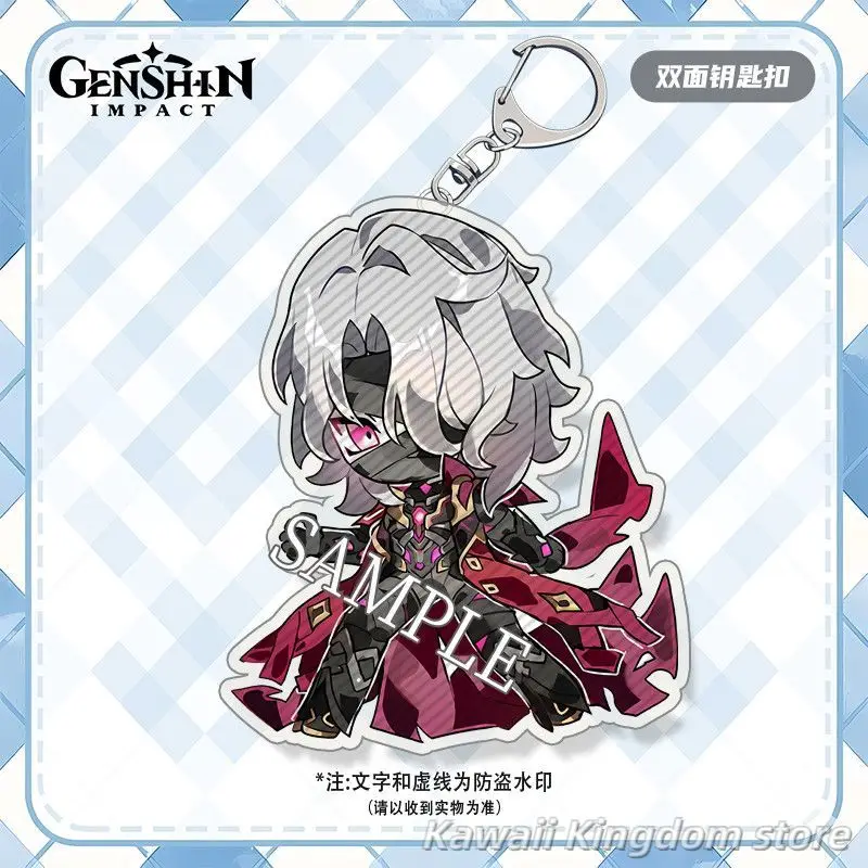 

Genshin Impact Linnea Nicole Reeyn Lohen Anime Acrylic KeyChain Mobile Pendant Key Chain Decor Ornament Backpack Pendant