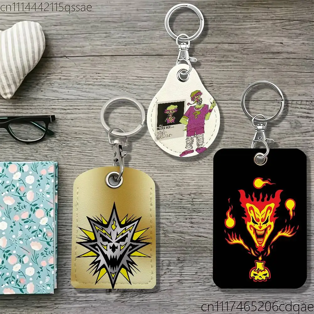 I-Insane Clown Posse  For AirTag Case Card Sleeve Holder ID Credit Bank Access Keychain For Air Tag Shell