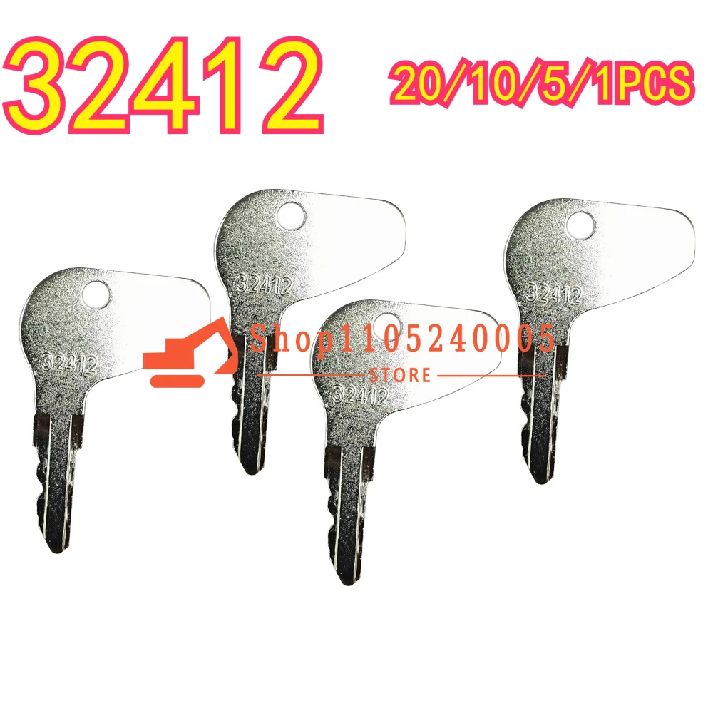 20/10/5/1PCS New H32412 Ignition Key for L Series Satoh Mahindra