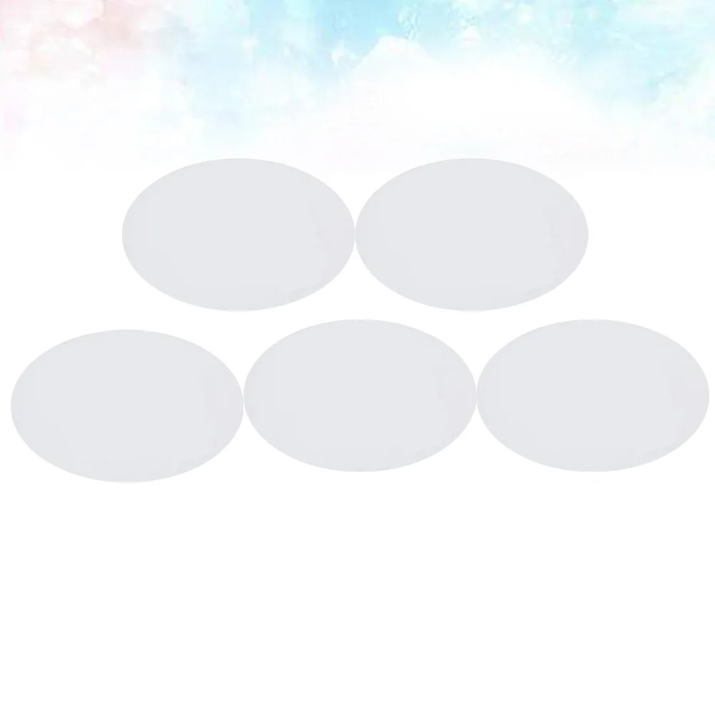 5 قطعة لوحات فنية بيضاوية سميكة لوحة رسم قطنية 24x30 سنتيمتر لوحة رسم زيتية من القماش مثالية للطلاب الهواة في الأماكن المغلقة #4