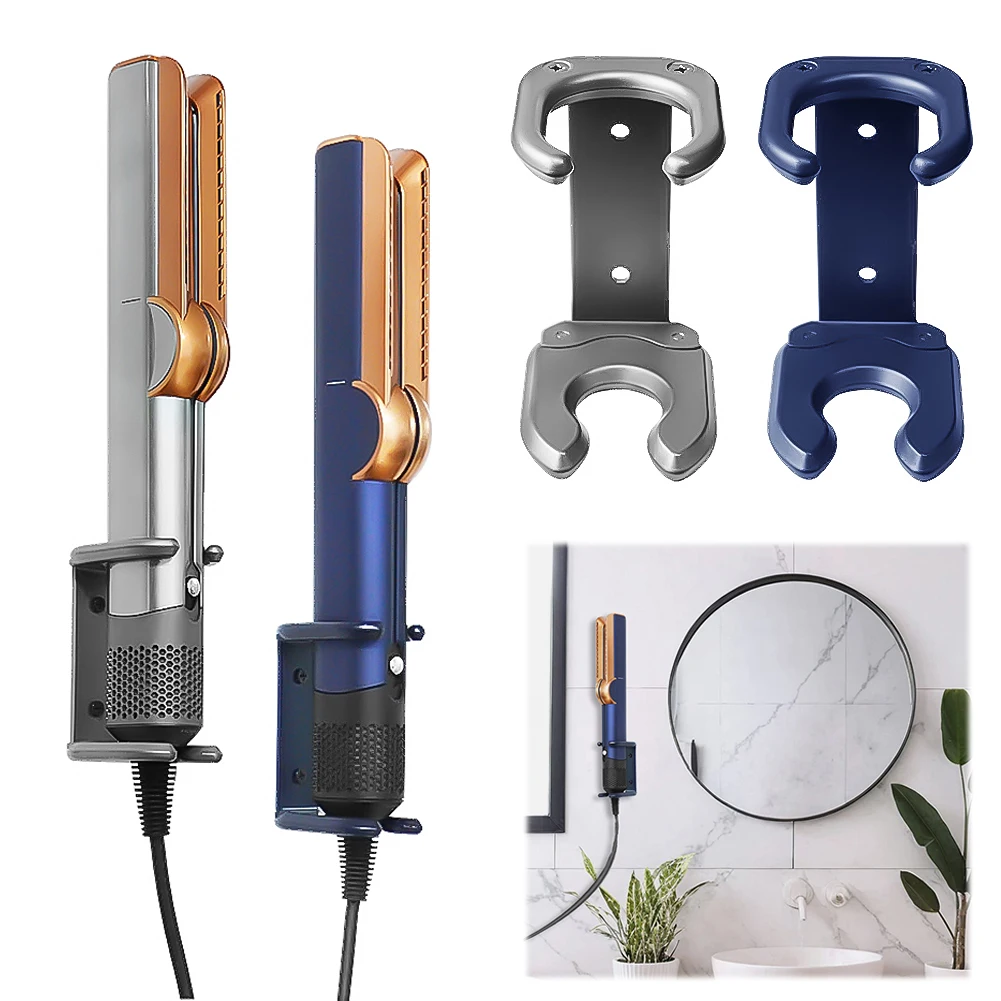 

Wall Mount Holder Bracket Curling Iron and Accessories Organizer Rack Storage Organizer Stand for Dyson Airstrait HT01