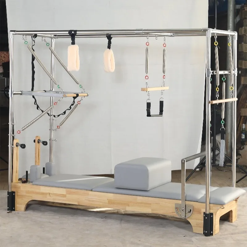 YTYIN Ultimate 3-in-1 Home Pilates Studio |   آلة المصلح الطويل مع برج ونصف ترابيز