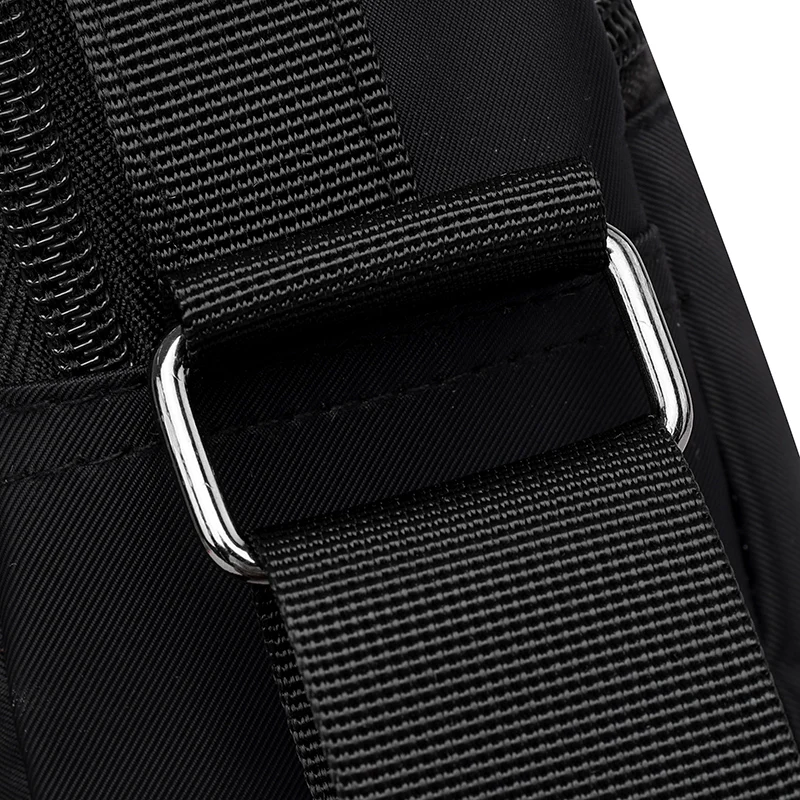 Wasserdichte Herren-Umhängetasche mit großem Fassungsvermögen – Robuste Nylon-Umhängetasche mit mehreren Taschen für Reisen und Arbeit – Detail 15