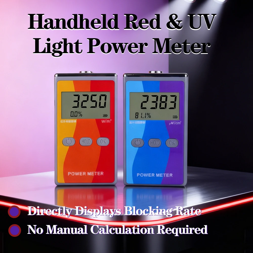 Solar film tester, infrared power meter, portable automotive solar film window glass tester, vinyl film accessories