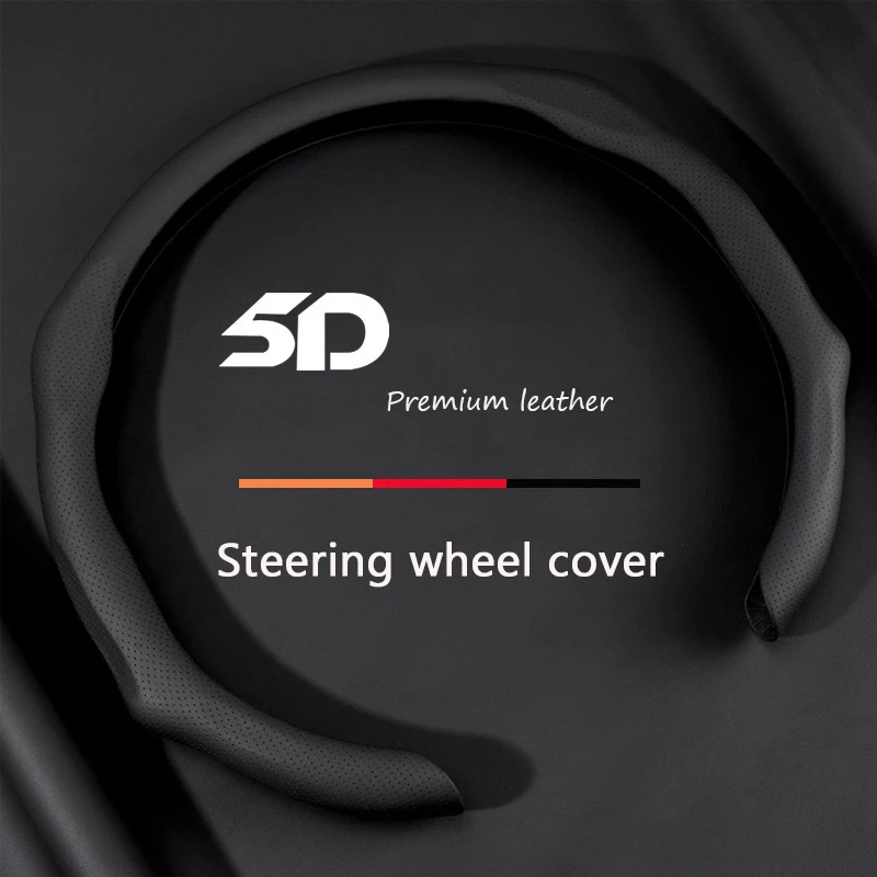 5D Breathable Car Steering Wheel Cover Booster Covers For Mazda EZ-6 2 3 5 6 Atenza Axela CX30 CX4 CX5 CX8 CX30 CX9 Auto Parts