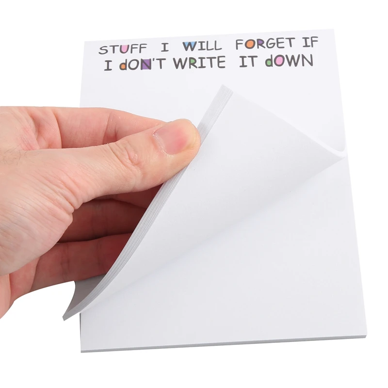 Funny Sticky Note, To Do List Notepad Funny Stationery, Office Supplies, Notebook Labels, Desk Sticky Note 50 Pages