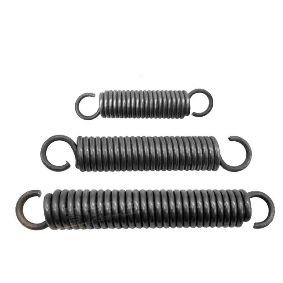 Beicai 1pcs Large Big Hook Coil Extension Spring Custom Pullback Wire Diameter 5mm Outer Diameter 30-35mm Length 100-200mm