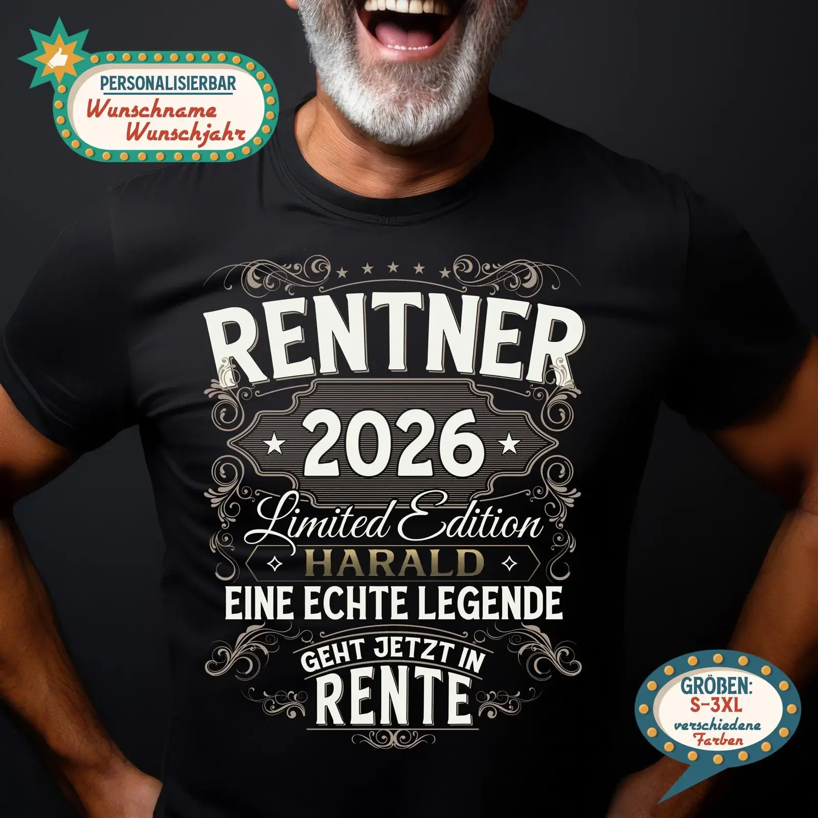 Personalized 2026 Retirement T Shirt Custom Name Limited Edition Legend Retiree Funny Farewell Colleague for Men S 3XL vintage